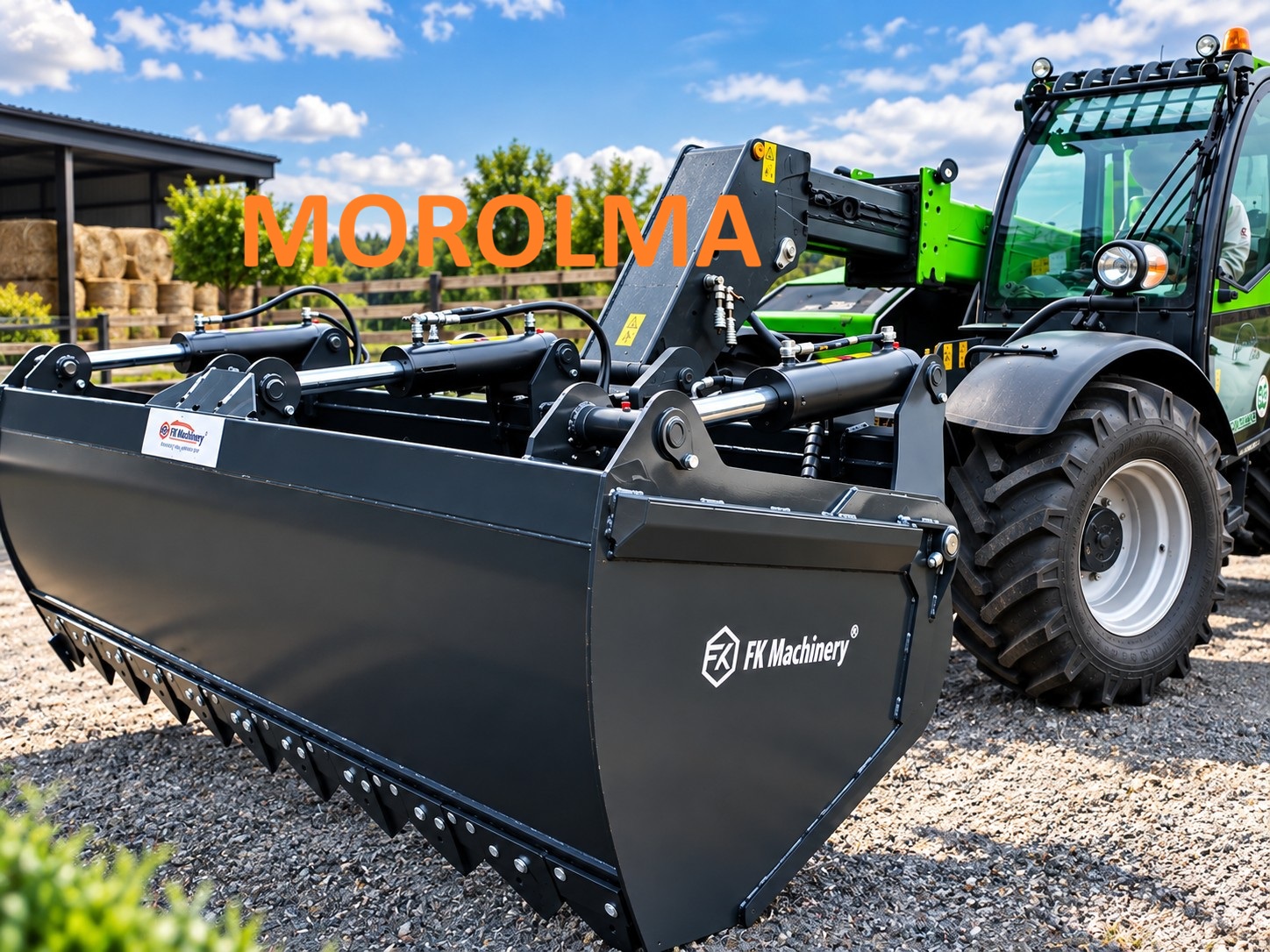 Łyżka wycinak do kiszonki MAXI POWER XLCB FK MACHINERY łyżko-wycinak widło-wycinak — zdjęcie 2