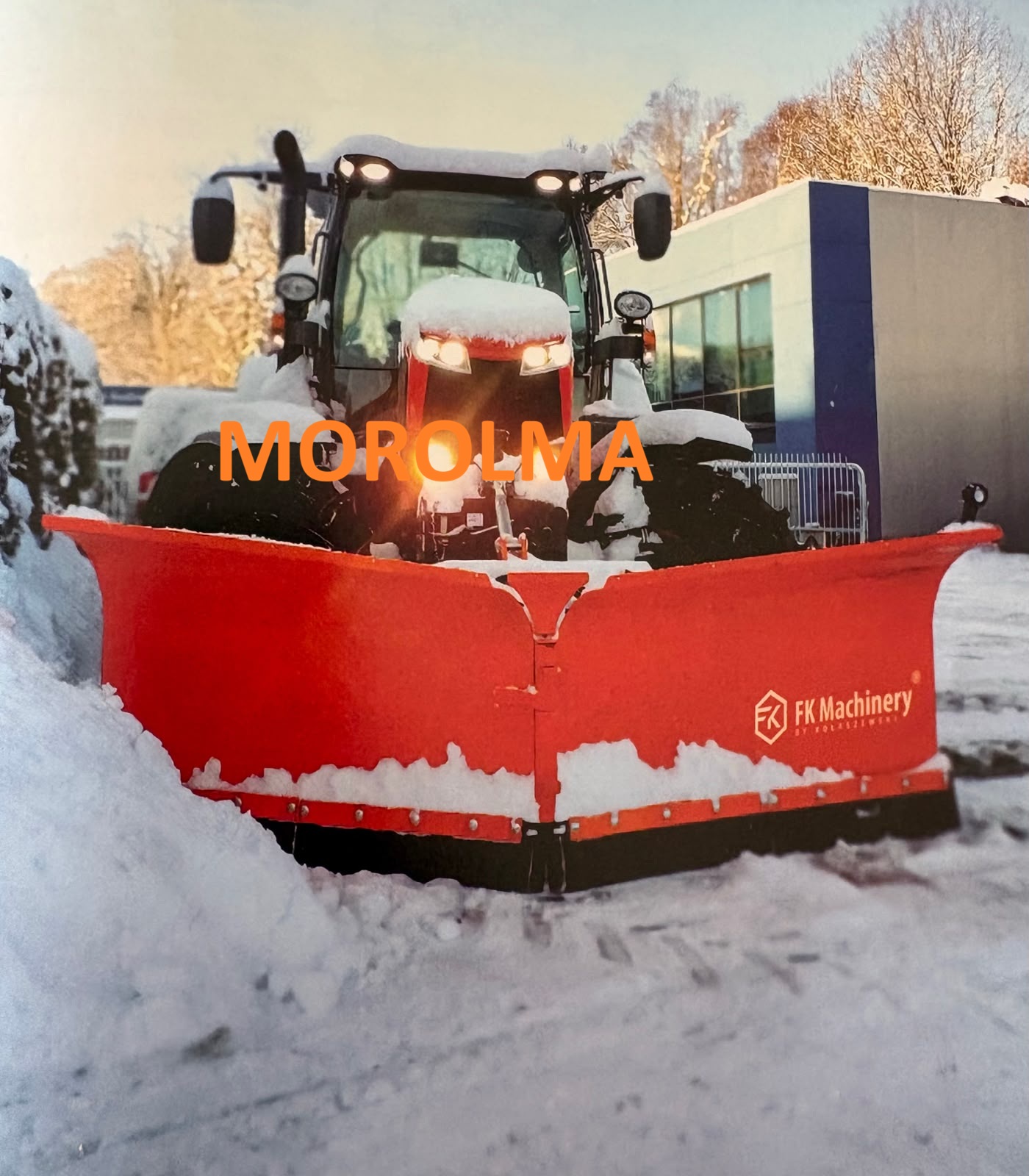 Pług śnieżny komunalny do śniegu FK MACHINERY CPSV STANDARD VARIO do śniegu strzałkowy  — zdjęcie 1