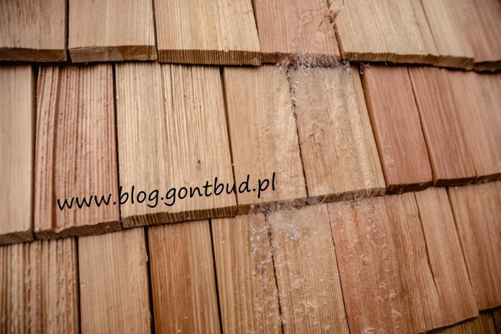 ŁUPANE GONTY MODRZEWIOWE Alpejskie Dębowy Gont Drewniany Szkudły  — zdjęcie 1
