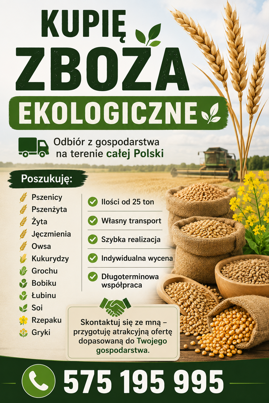 kupię pszenżyto-skup pszenżyta — zdjęcie 1