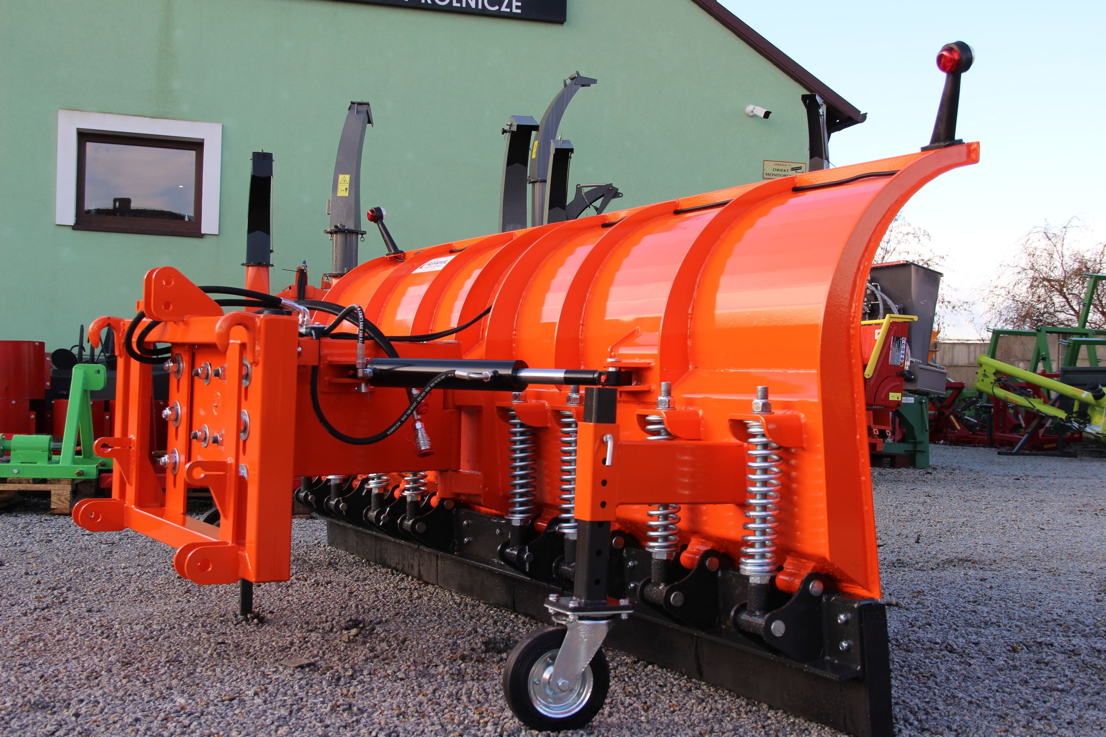 Pług śnieżny pług do śniegu komunalny prosty Metal-Technik — zdjęcie 5