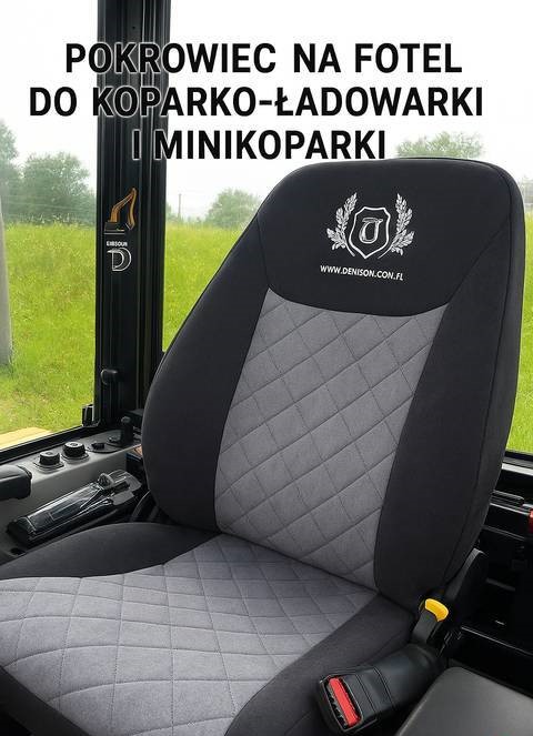 POKROWIEC NA FOTEL JCB CAT VOLVO KOMATSU