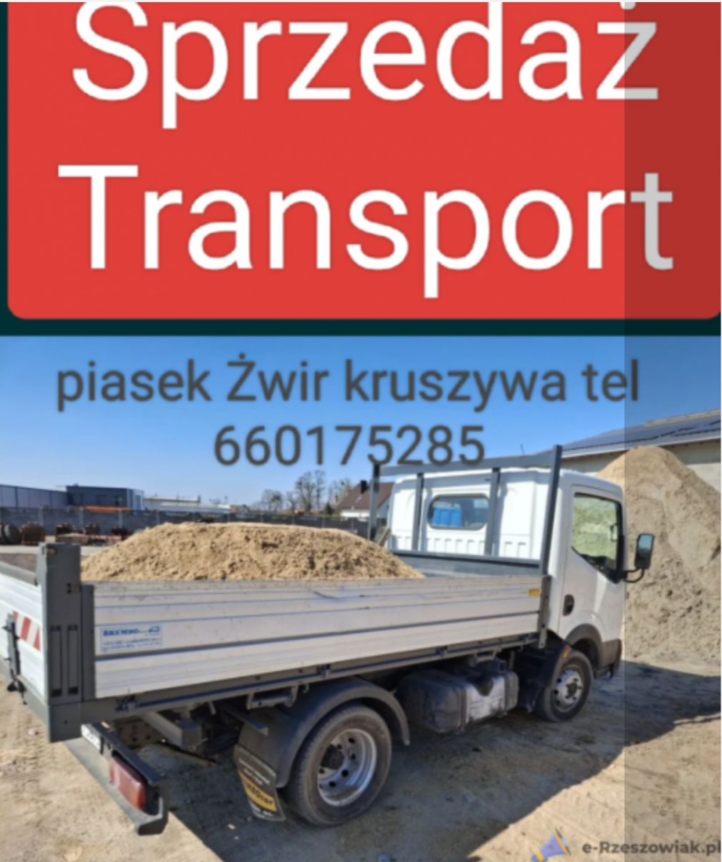 Żwir kruszywa kamień piasek Rzeszów Zaczernie tel 660175285