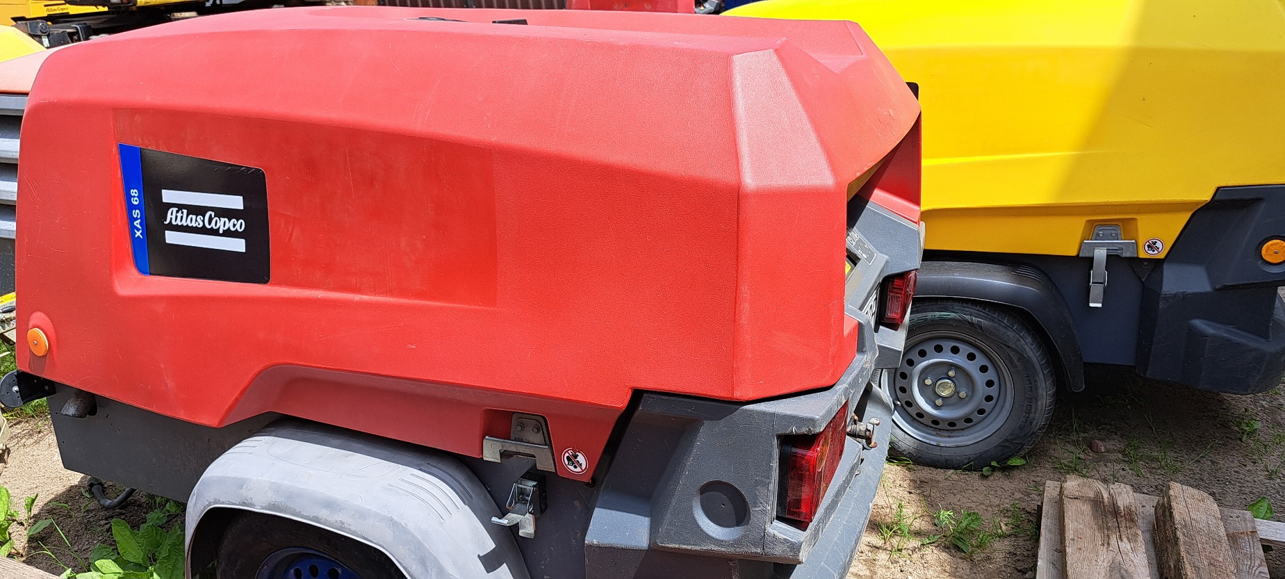 Sprężarka kompresor Atlas Copco XAS 68 zarejestrowany PL — zdjęcie 2