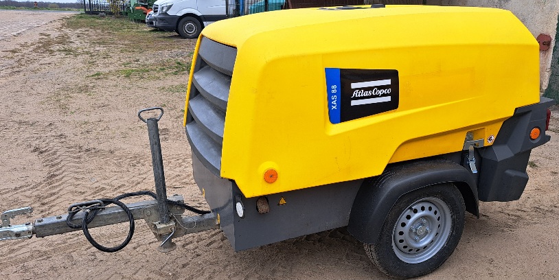 Sprężarka Kompresor ATLAS COPCO XAS 88 2019r. zarejestrowany PL OC — zdjęcie 2