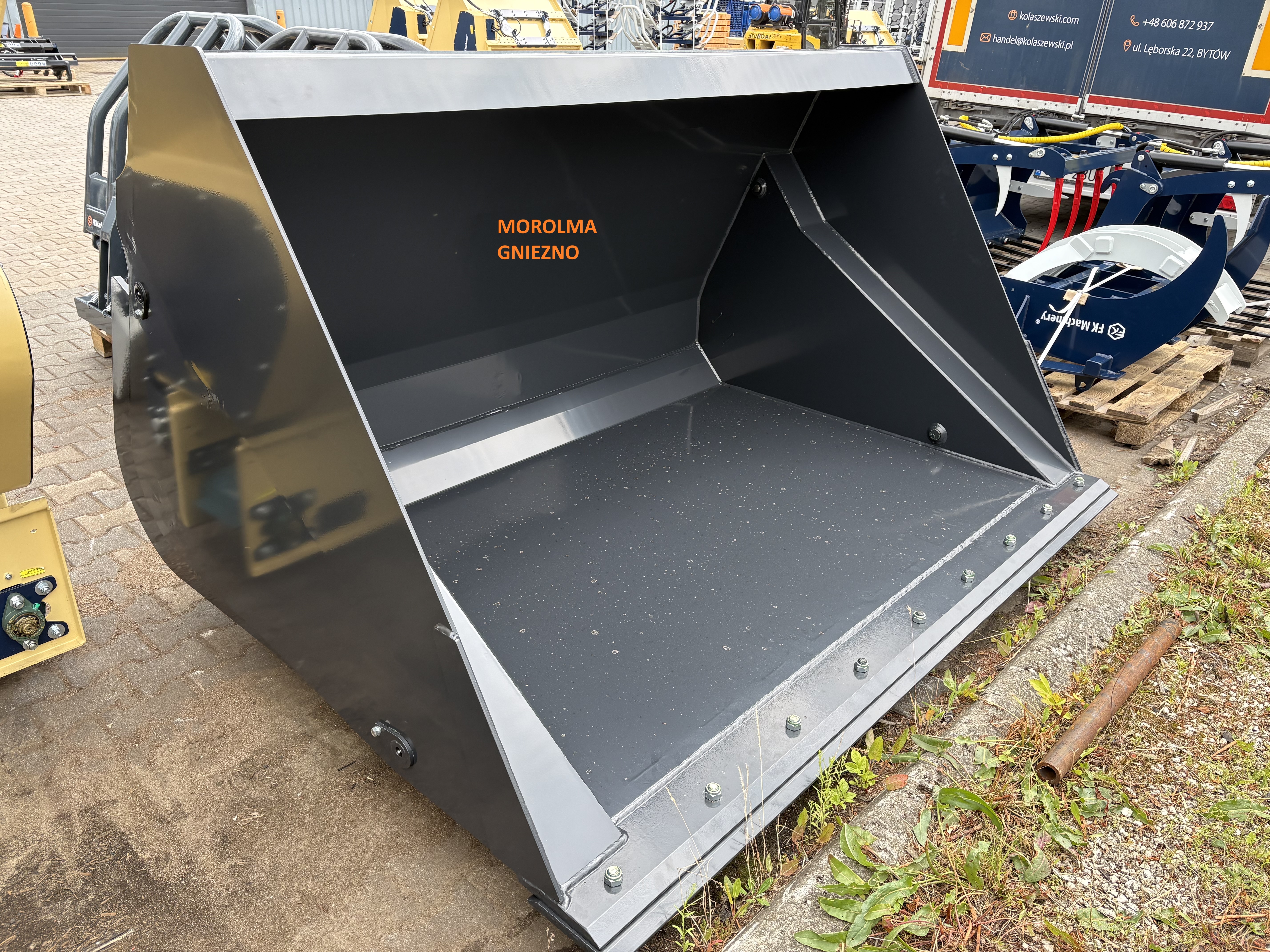 Łyżka objętościowa wysokiego rozładunku wysypu FK MACHINERY 240 cm MHTBM240 szufla — zdjęcie 4