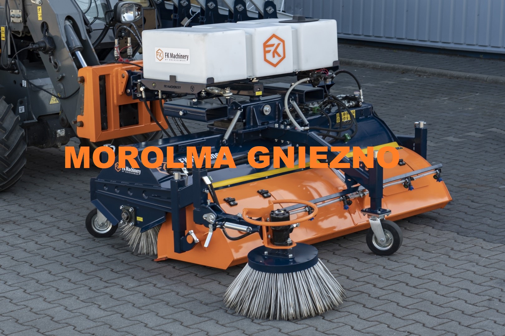 FK MACHINERY ZAMIATARKA KOMUNALNA – MOCNA SZCZOTKA PRZEMYSŁOWA DO DRÓG ULIC — zdjęcie 1