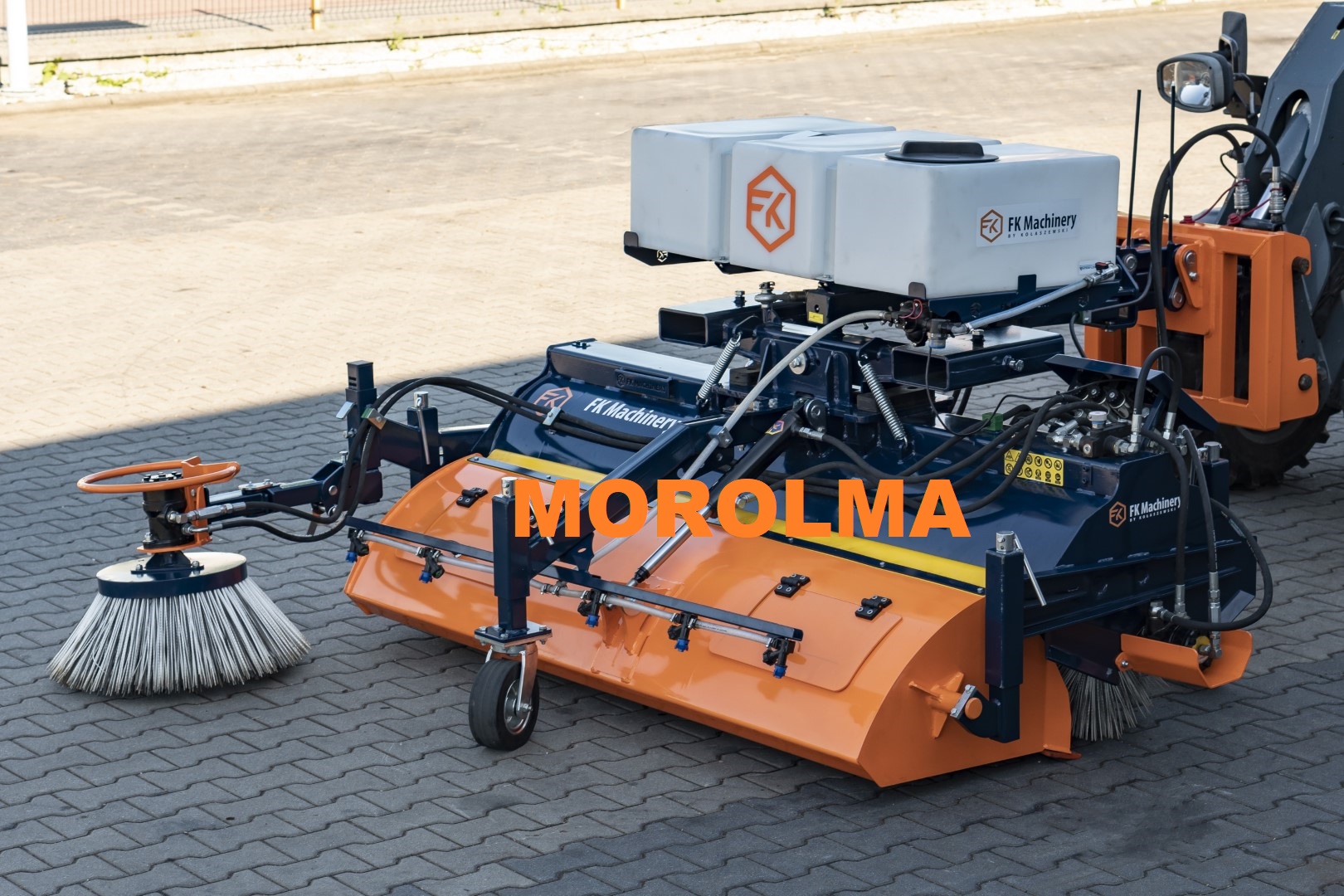 FK MACHINERY ZAMIATARKA KOMUNALNA – MOCNA SZCZOTKA PRZEMYSŁOWA DO DRÓG ULIC — zdjęcie 4