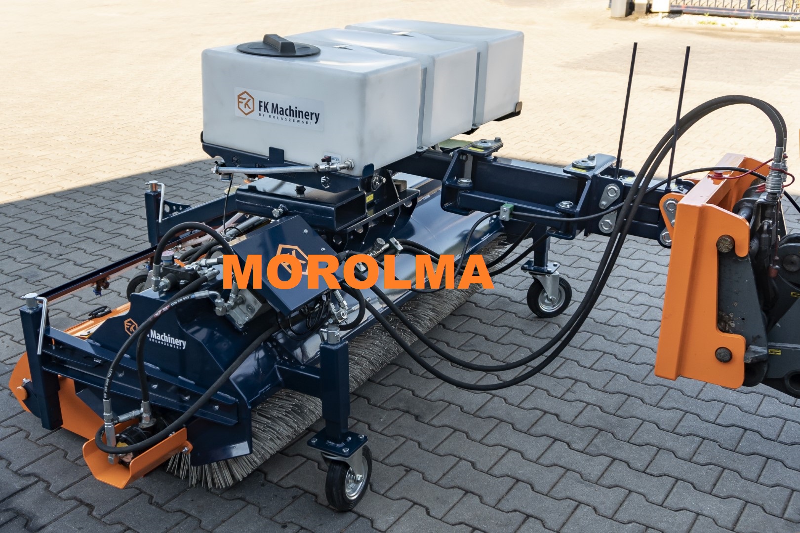 FK MACHINERY ZAMIATARKA KOMUNALNA – MOCNA SZCZOTKA PRZEMYSŁOWA DO DRÓG ULIC — zdjęcie 6