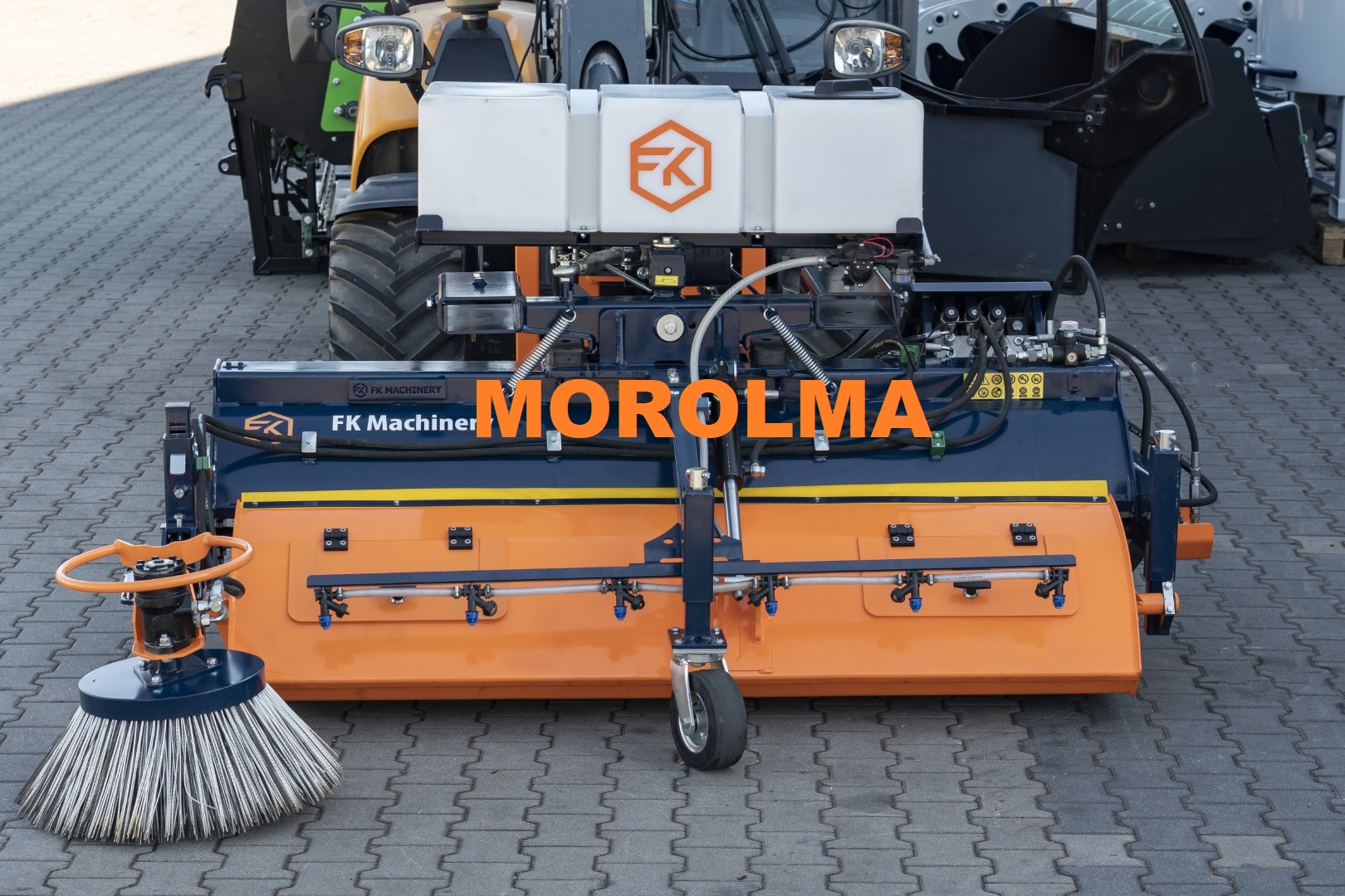 FK MACHINERY ZAMIATARKA KOMUNALNA – MOCNA SZCZOTKA PRZEMYSŁOWA DO DRÓG ULIC — zdjęcie 7