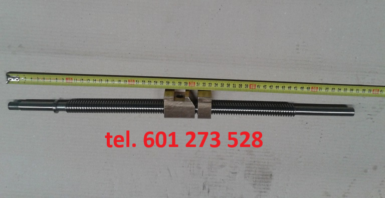 Śruba z nakrętką do tokarki TUG 40, tokarki  TUG 48 tel. 601273528