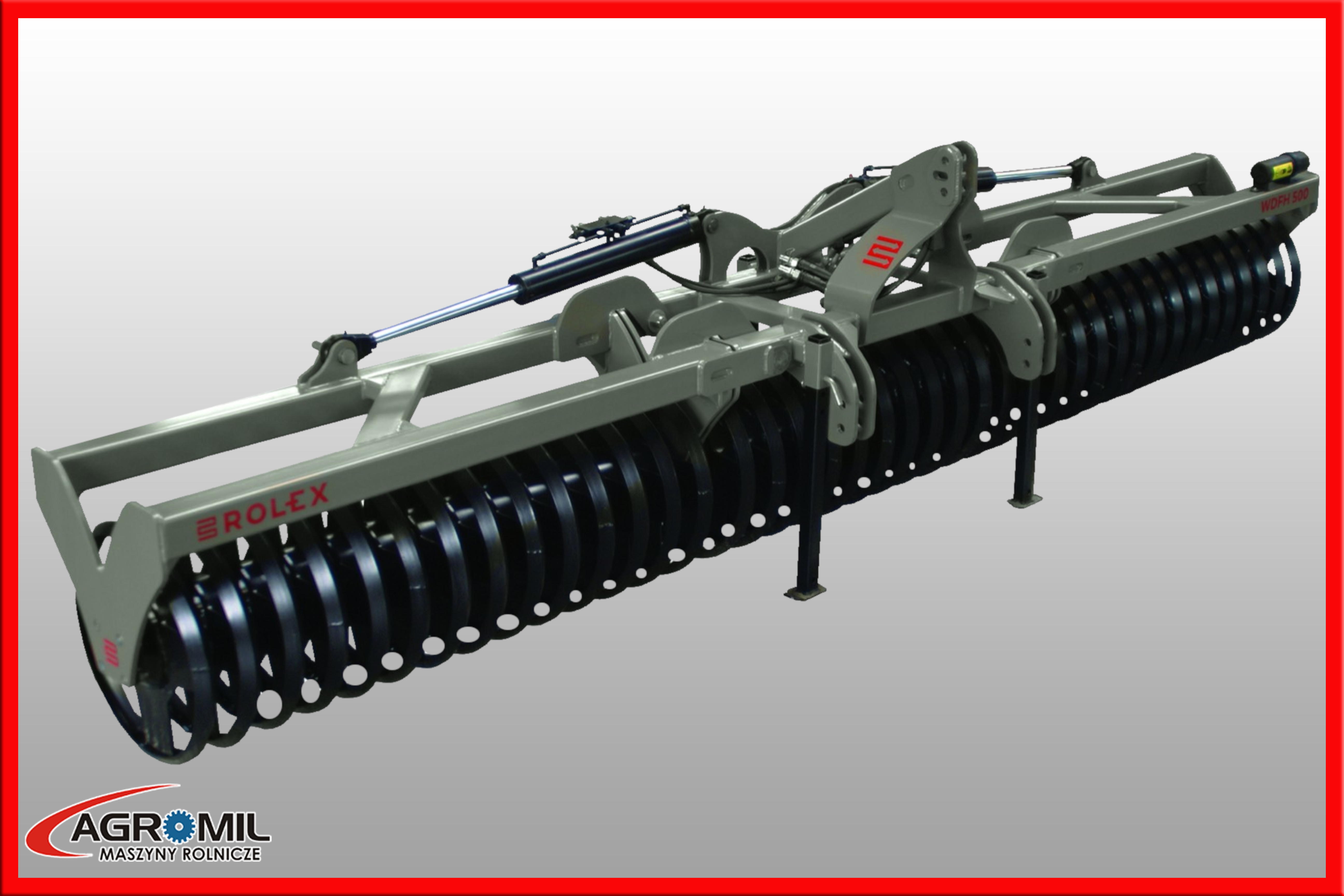 Wał doprawiający hydrauliczny z ruchomą wieżyczką WDF Front Rol-Ex — zdjęcie 2