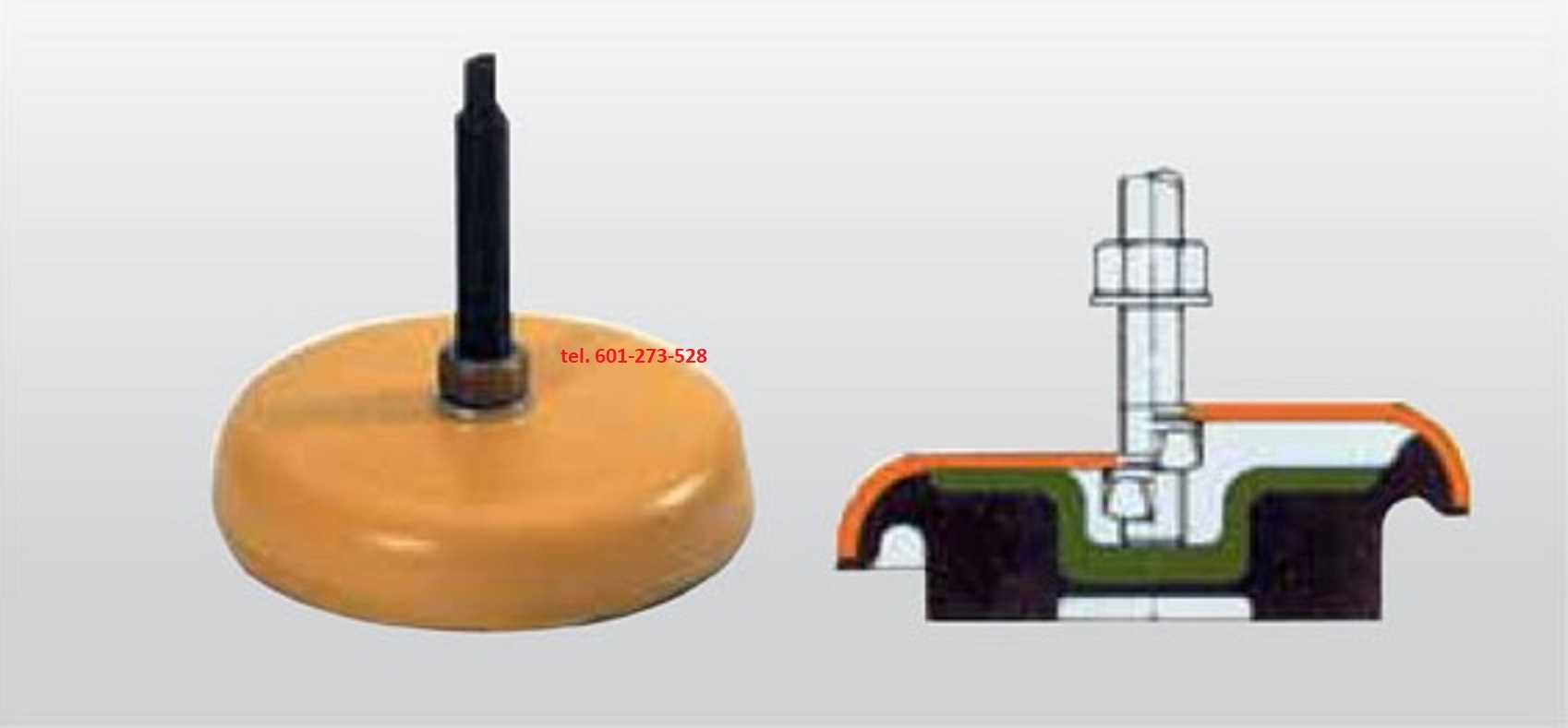 Wibroizolator GNNI do obrabiarki, stopy poziomujące maszyn tel. 601273528
