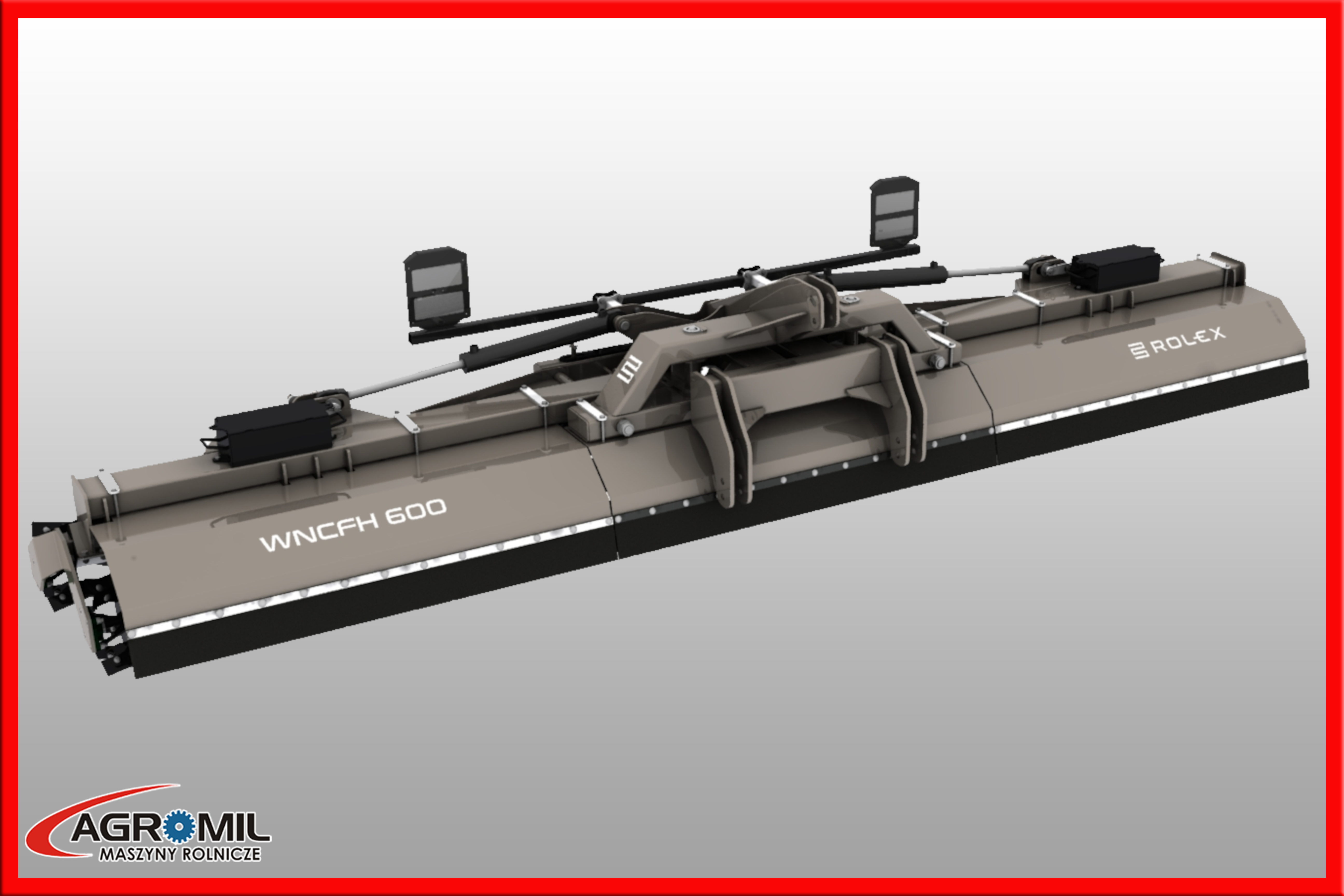 Wał uprawowy nożowy Cutter Front hydraulicznie składany Rol-Ex