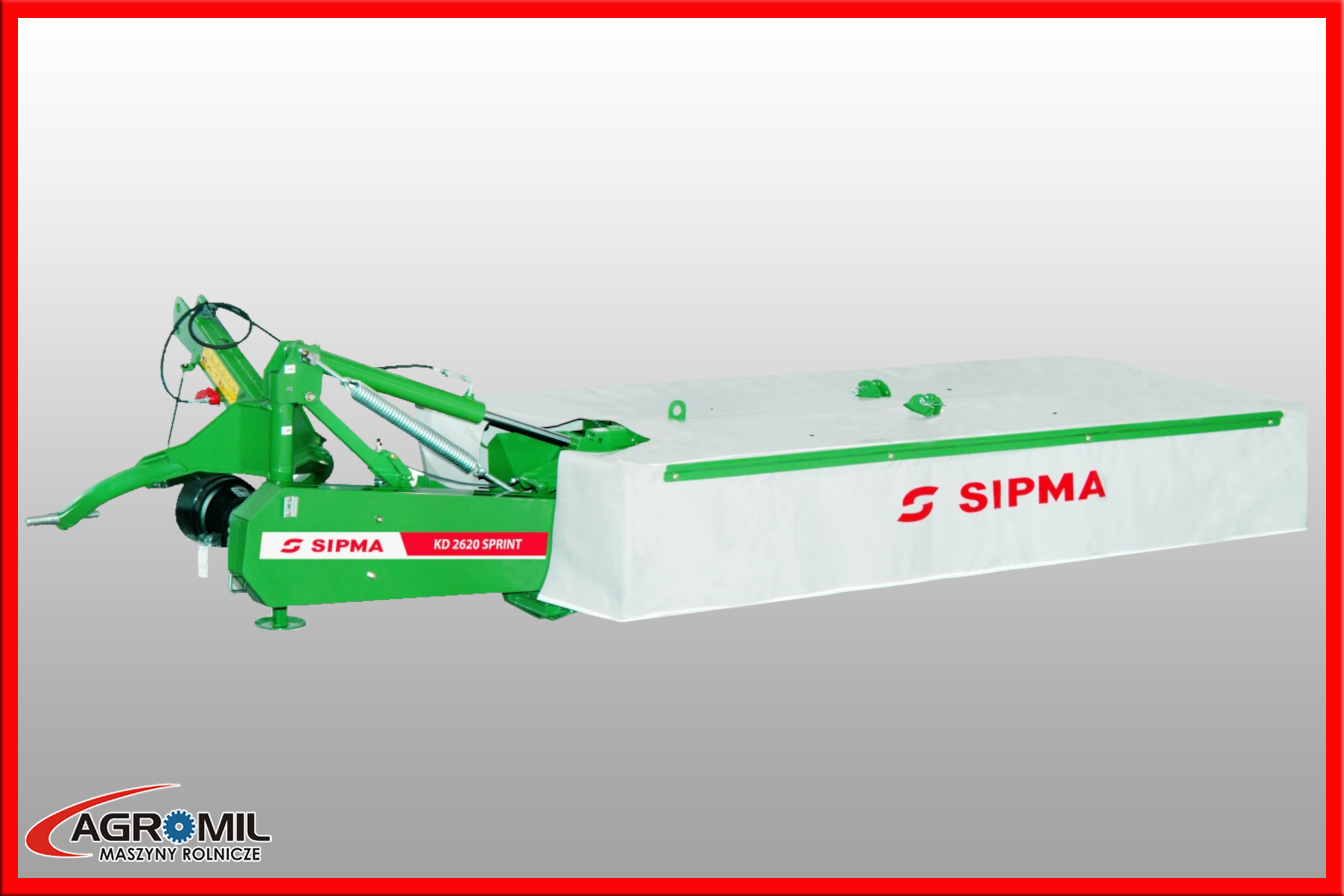 Kosiarka dyskowa z zawieszeniem bocznym centralnym KD 2620 SPRINT SIPMA — zdjęcie 1