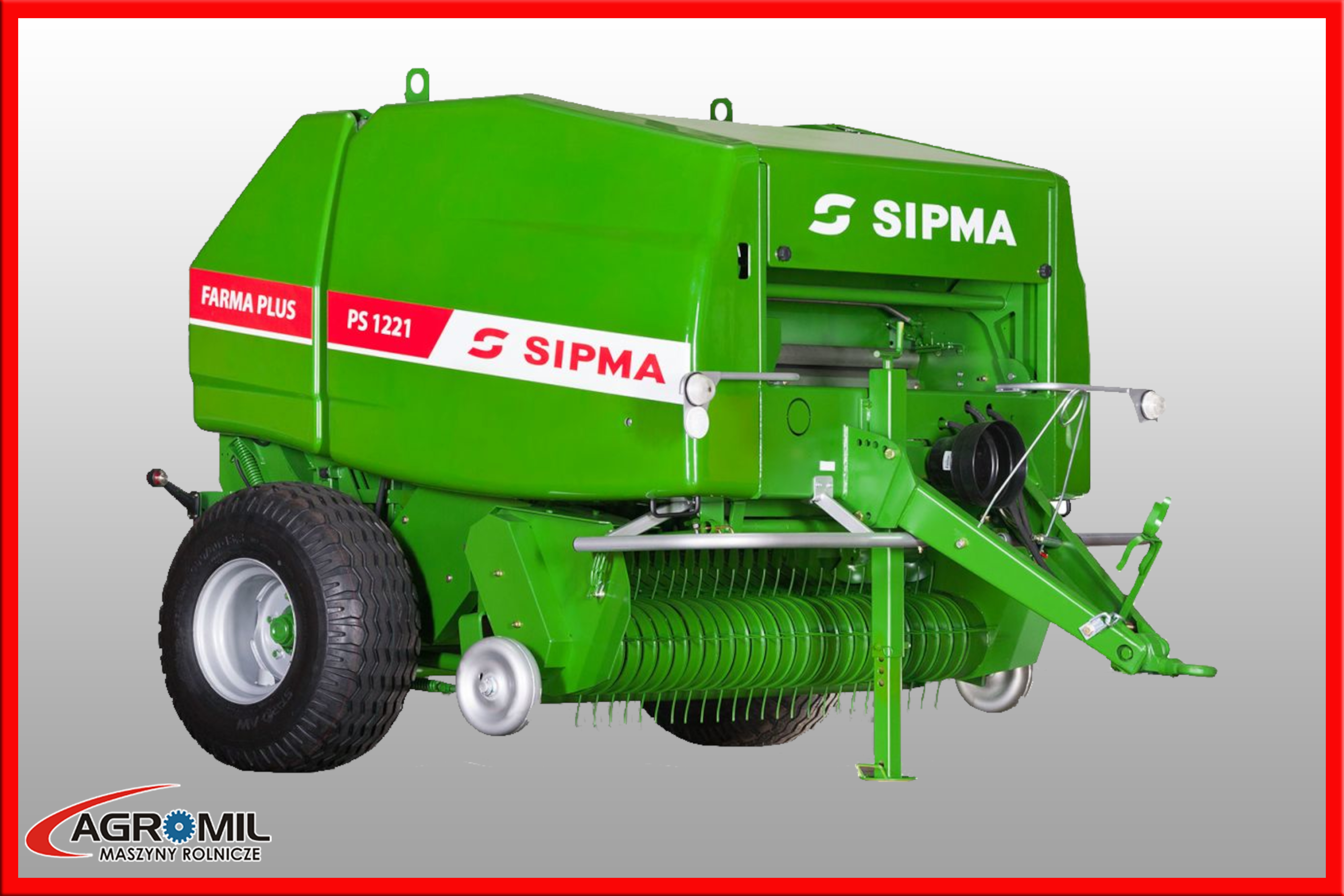 Prasa zwijająca stałokomorowa PS classic farma Sipma gwarancja nowe prasy — zdjęcie 3