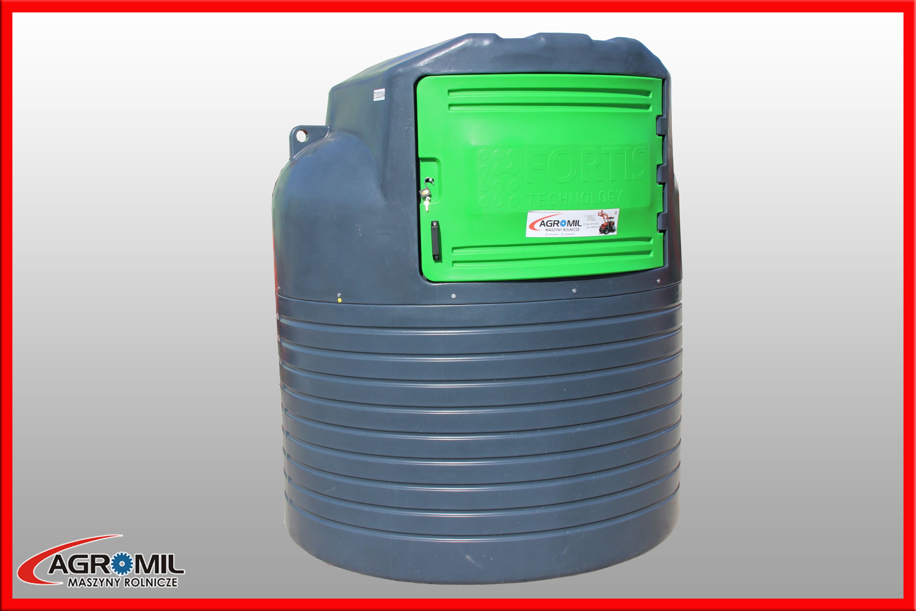 Zbiornik do paliwa olej napędowy  2500 l Ecotank licznik mechaniczny elekt — zdjęcie 1