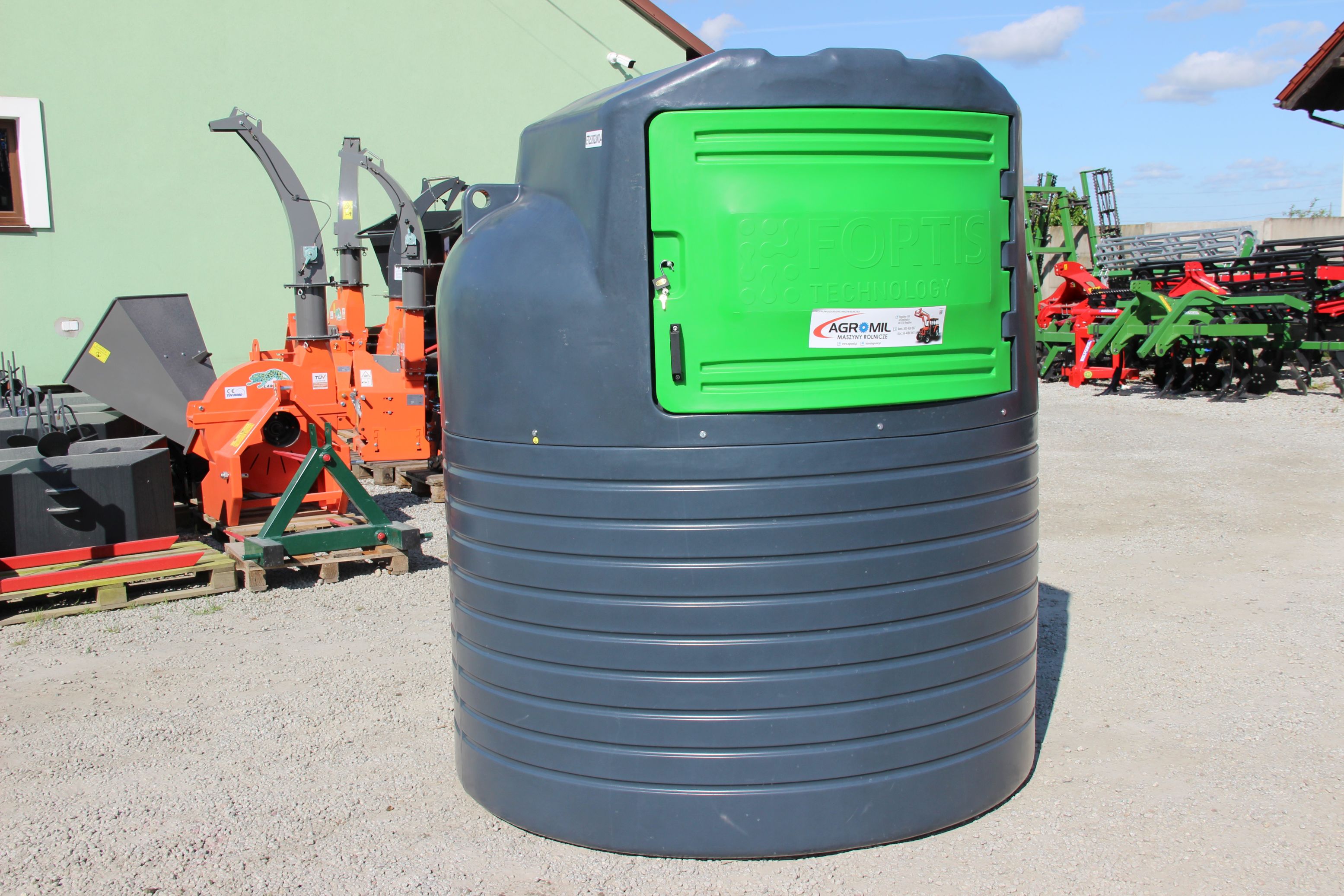 Zbiornik do paliwa olej napędowy  2500 l Ecotank licznik mechaniczny elekt — zdjęcie 2