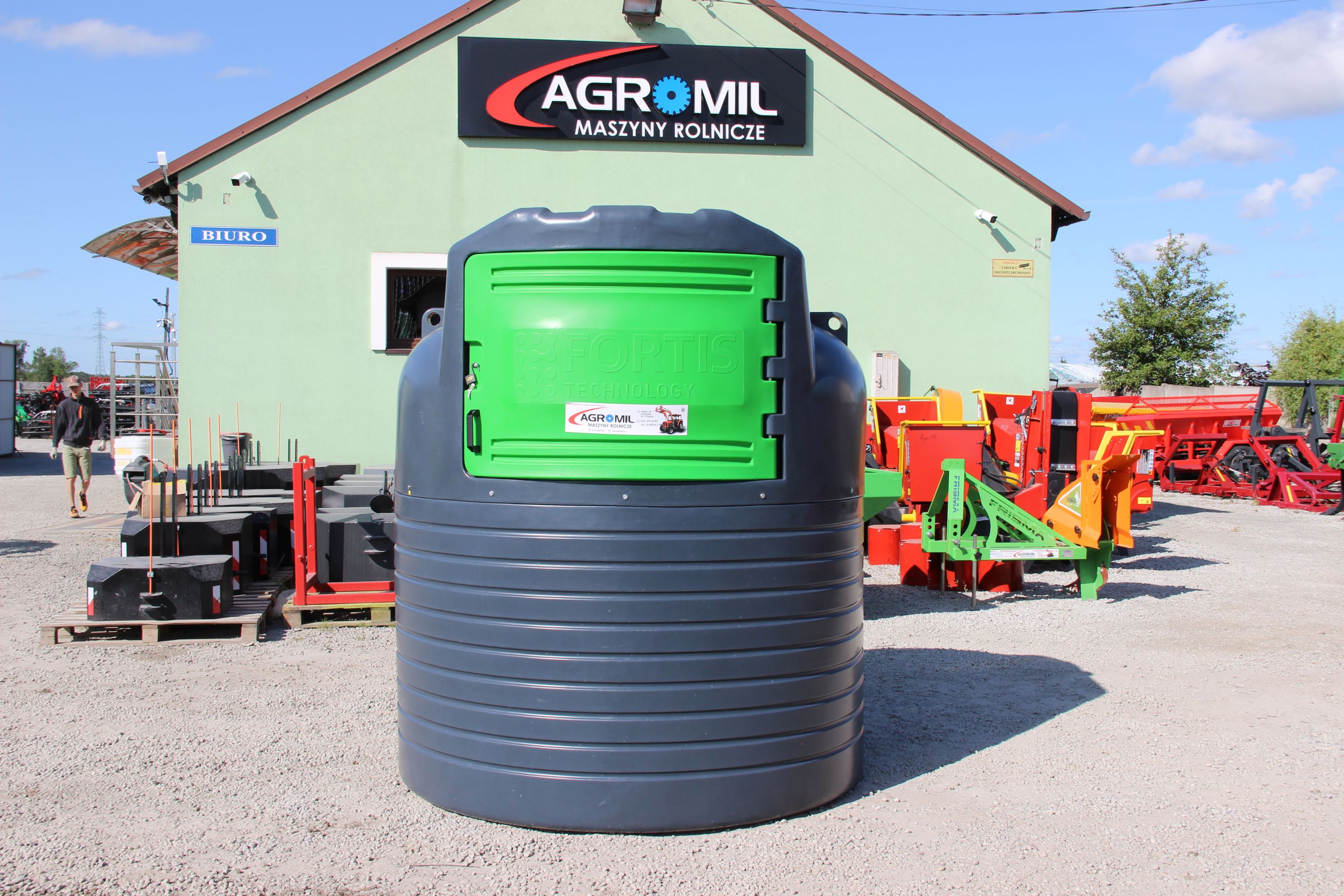 Zbiornik do paliwa olej napędowy  2500 l Ecotank licznik mechaniczny elekt — zdjęcie 3