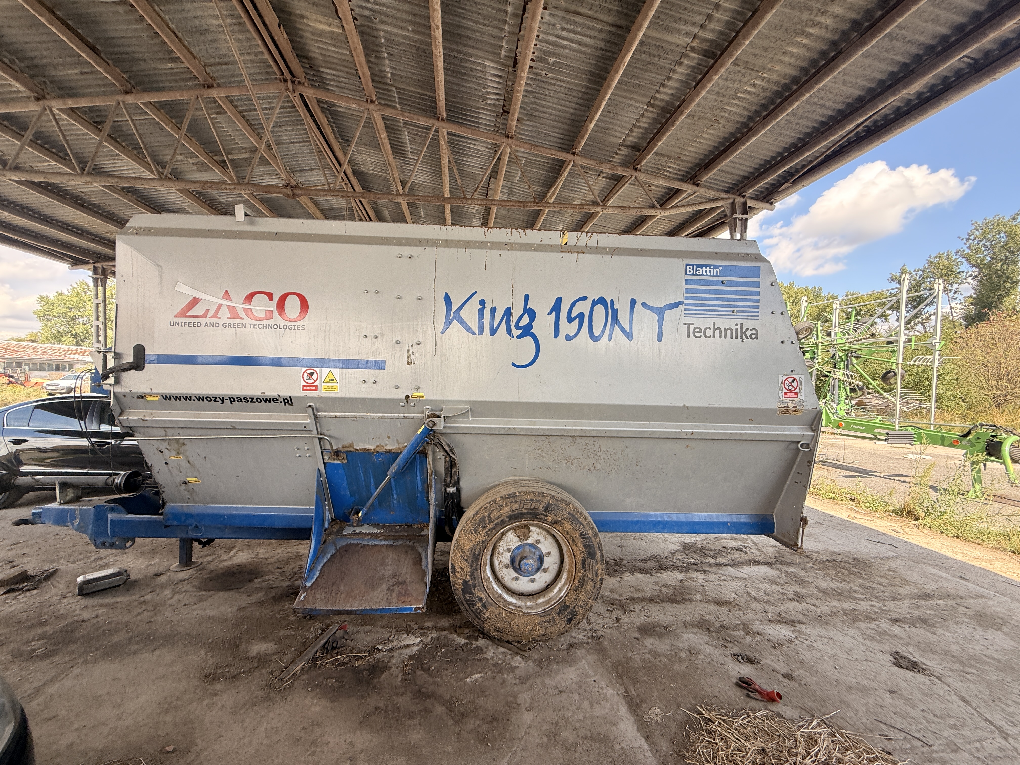 wóz paszowy ZAGO King 160 NT. — zdjęcie 1