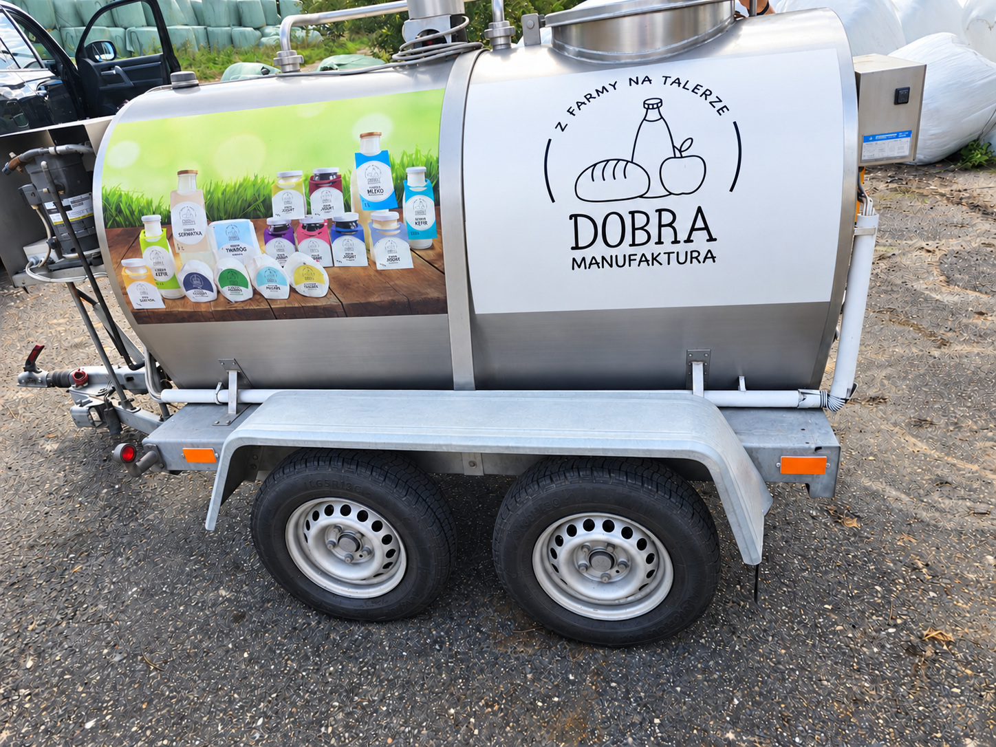 Mobilny schładzalnik do mleka pojedynczy  — zdjęcie 3