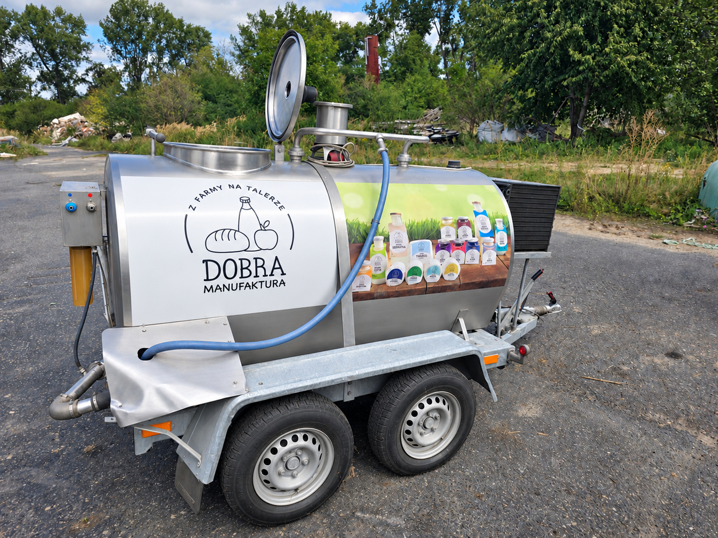 Mobilny schładzalnik do mleka pojedynczy  — zdjęcie 5