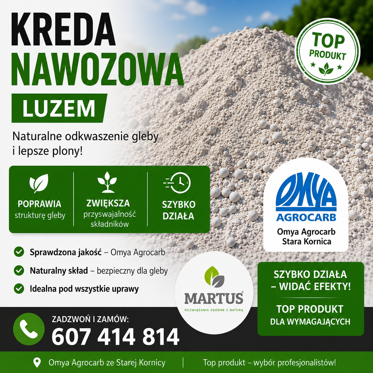 Kreda nawozowa Omya Agrocarb