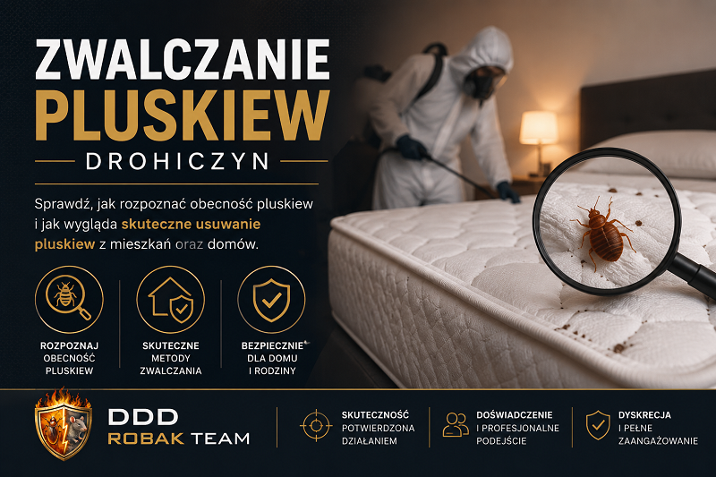 Dezynsekcja Drohiczyn 24h – Skuteczne Zwalczanie Owadów | DDD Robak Team